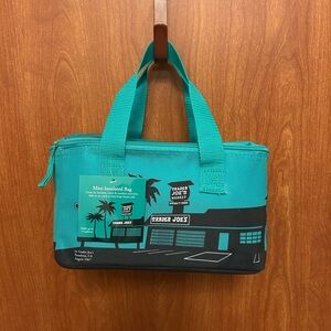NWT Trader Joe's Teal Mini Insulated Bag